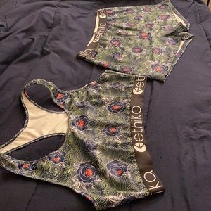 3XL ETHIKA 2pc Set, LIME GREEN,NAVY BLUE,RED